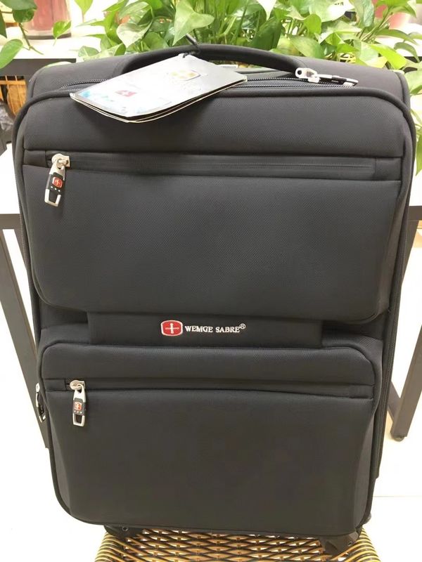 Leichtgewicht Gewebe Gepäcksack 20 Zoll 22 Zoll 24 Zoll Schwarz Farbe