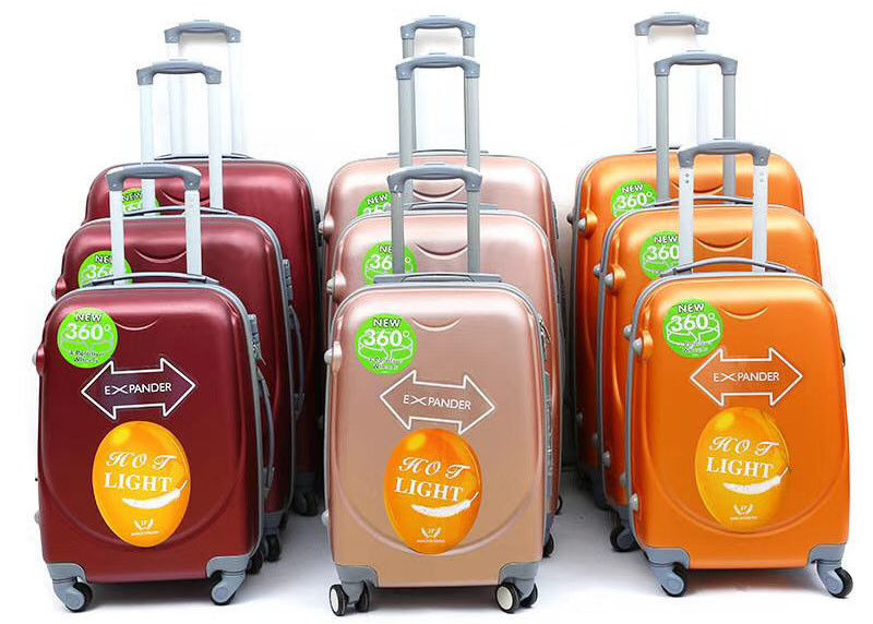 Polyester-Reise-ABS PC-Gepäck mehrfarbig wasserdicht TSA-Sperre