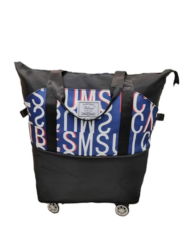 Custom Logo Unisex Fitness-Tasche Sport Männer Wochenende PU Leder Gepäck Leinwand Reise große Kapazität Duffel Reisetasche
