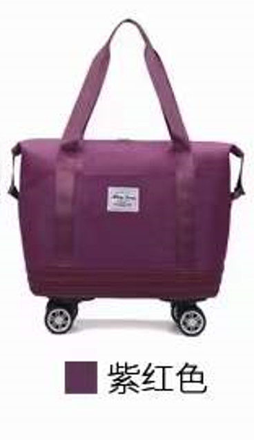 Erweiterbares Leichtgewicht Sport Fitnessstudio Duffel Tote Tasche Yoga Wochenende Schulter