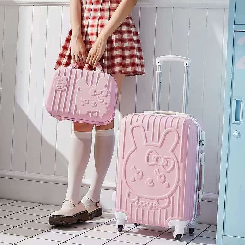 Neue Liebe Zeichentrickfilm Süße Katze Mutter Trolley Koffer Universalgepäck Satz Rad Koffer 20 Zoll Boarding Case AP875