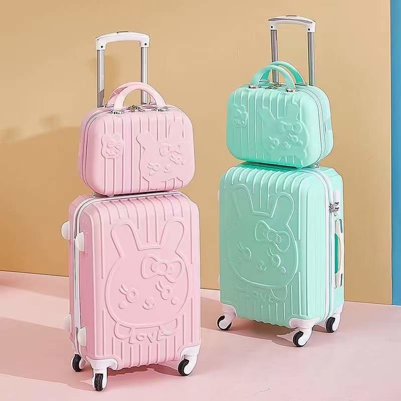 Neue Liebe Zeichentrickfilm Süße Katze Mutter Trolley Koffer Universalgepäck Satz Rad Koffer 20 Zoll Boarding Case AP875