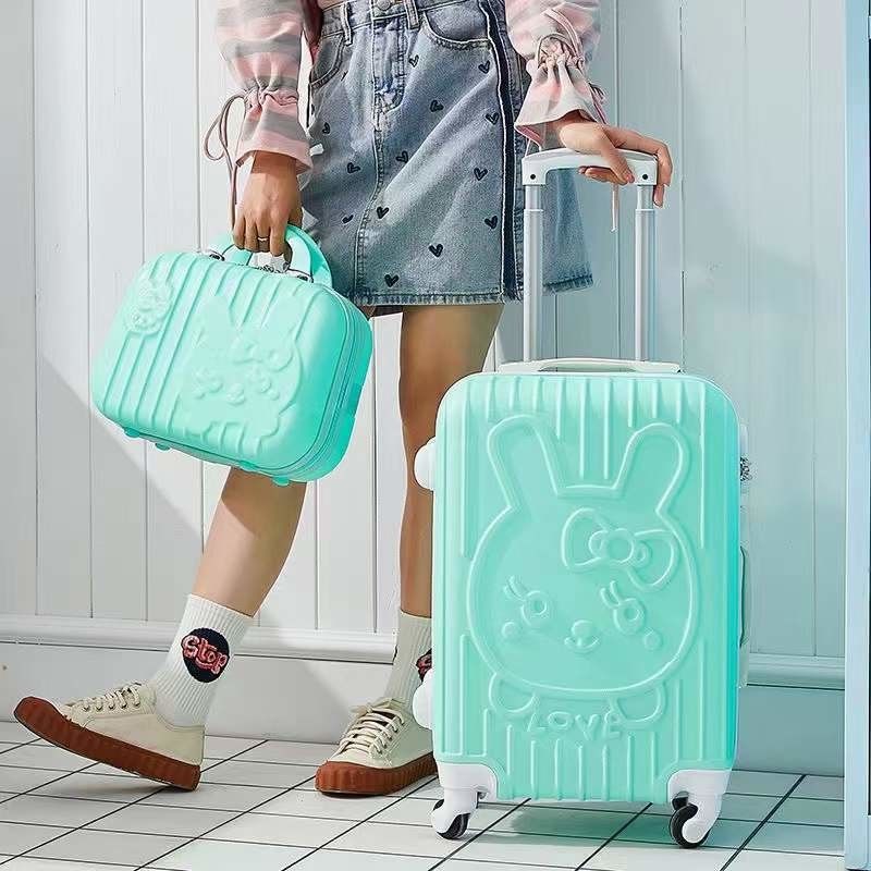 Neue Liebe Zeichentrickfilm Süße Katze Mutter Trolley Koffer Universalgepäck Satz Rad Koffer 20 Zoll Boarding Case AP875