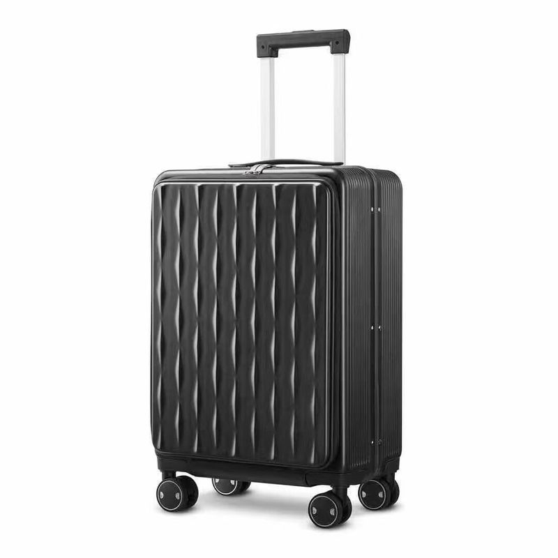 ABS PC Gepäckstück Front offener Kofferraum Multifunktionaler Reißverschluss Trolley Fall Reise Passwort Bordkasten