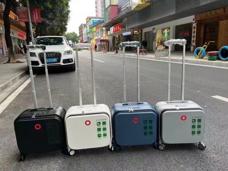 Aluminiumrahmen Geschäftsreise Koffer Reisetaschen Geschäftswagen Tasche Gepäck eingebaut TSA-Sperre