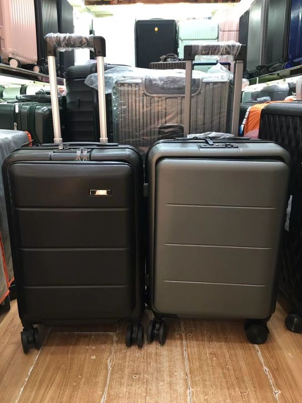 Gepäckkoffer Stück-Set Tragen auf ABS + PC Spinner Trolley mit Tasche Tragen auf Gepäck für Geschäftsreisen