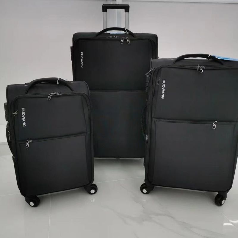 Hochwertiges Großhandelsgepäck mit wasserdichtem Oxford Soft Luggage Polyester Vintage Trolley Koffer