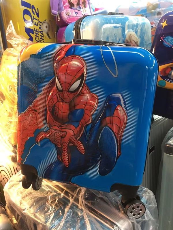 Kinderkoffer auf Rädern 18 Zoll Kinder PC ABS Reisetasche Harte Schale Cartoon Muster Gepäck Koffer Kinder