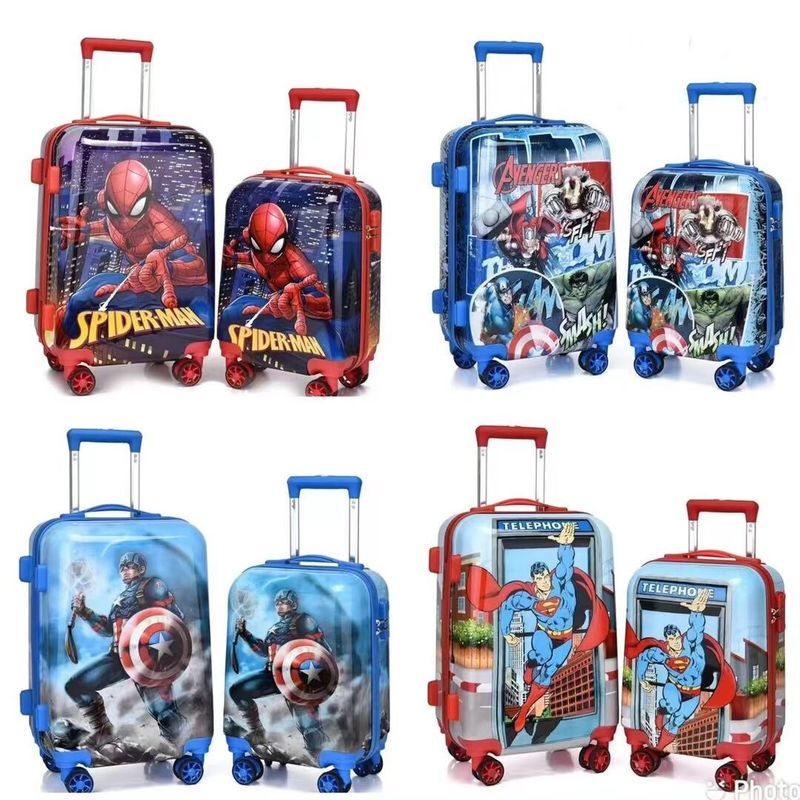 Neue Zeichentrickfilm Geschenk Bordkasten Kinder Universal Rad Trolley Fall Anime Gepäck Kindergepäck