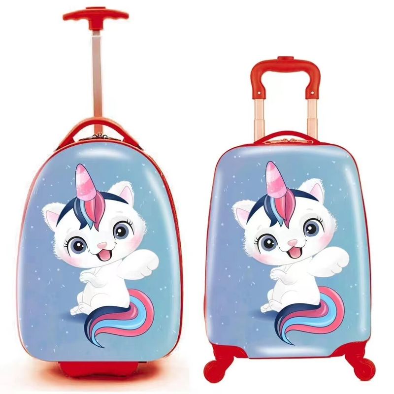 Akzeptieren Sie kundenspezifische Designs 18-Zoll-Abs Kinder Trolley mit Rucksack für Kinder