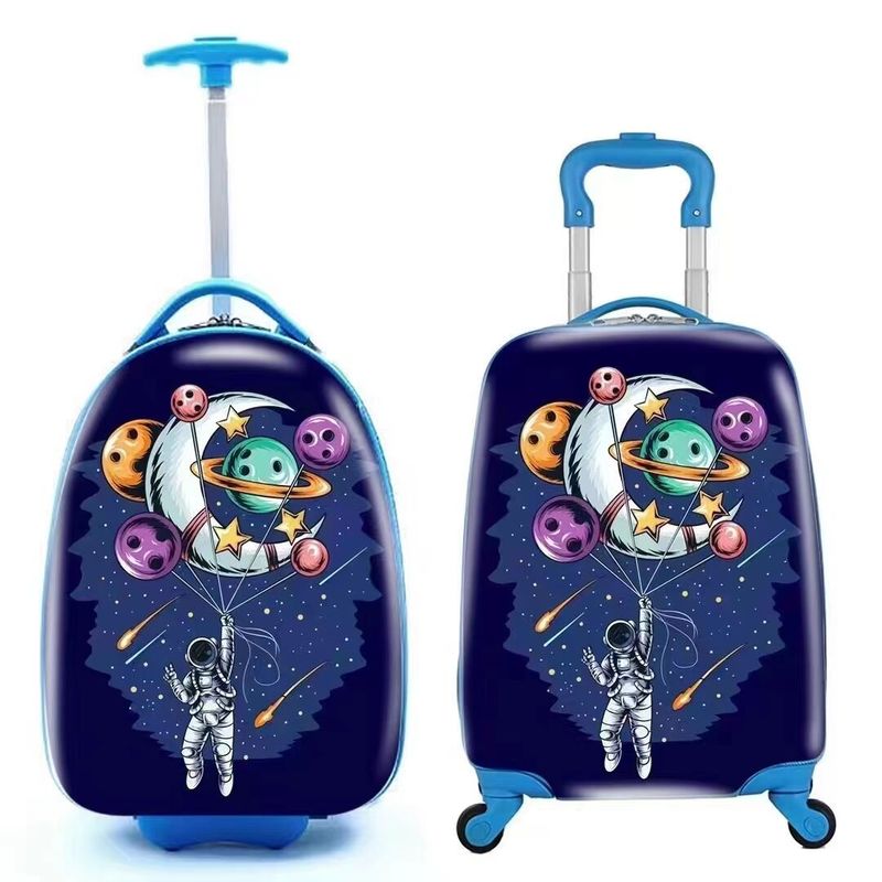 Gepäck für Kinder beliebtes Zeichentrickfilm-Design Koffer-Set Trolleybus-Gepäck mit Kind Reisetaschen Gepäck-Sets