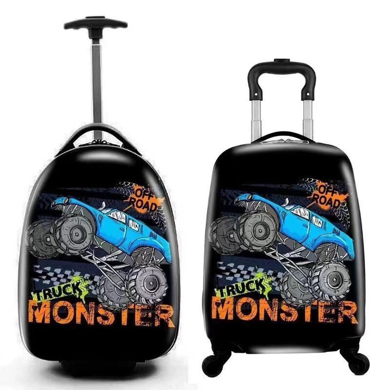 Gepäck Kinder Fabrik Custom Multi-Shape Neues Design ABS Cartoon Druck Kinder tragen auf Trolley Koffer Kinder Koffer