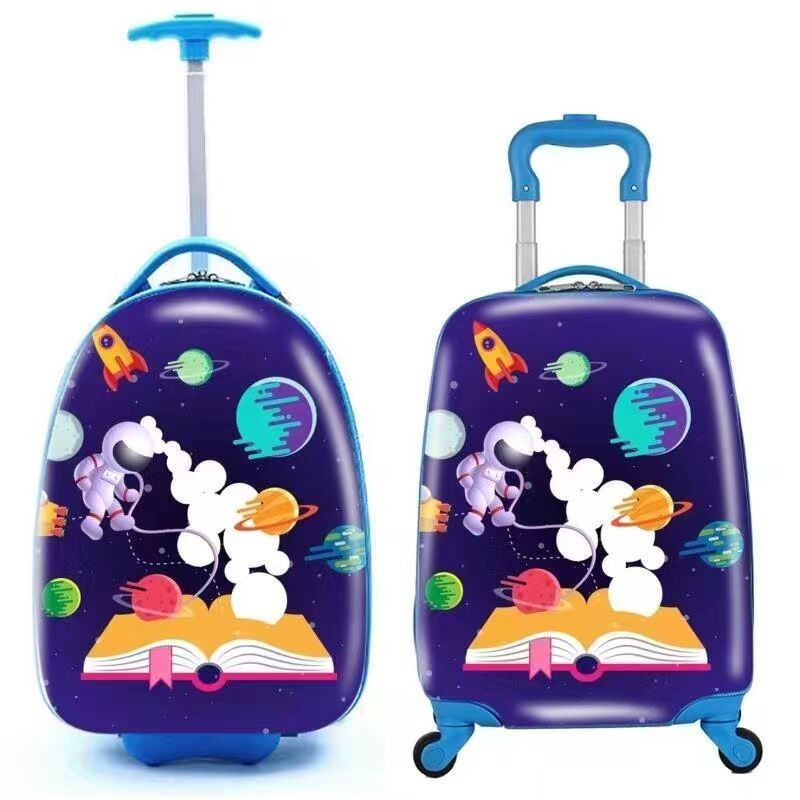 Neues Design Kindergepäck Kinder Zeichentrickfilm Reisewagen Koffer auf Spinnerrad Kabine Rollgepäcksack