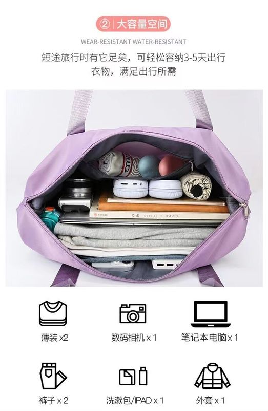 Großhandel Erweiterbare Klapptasche Wasserdichte Trocken-Nass-Tasche Organisator Wochenende Reise Gepäckstücke mit Rädern