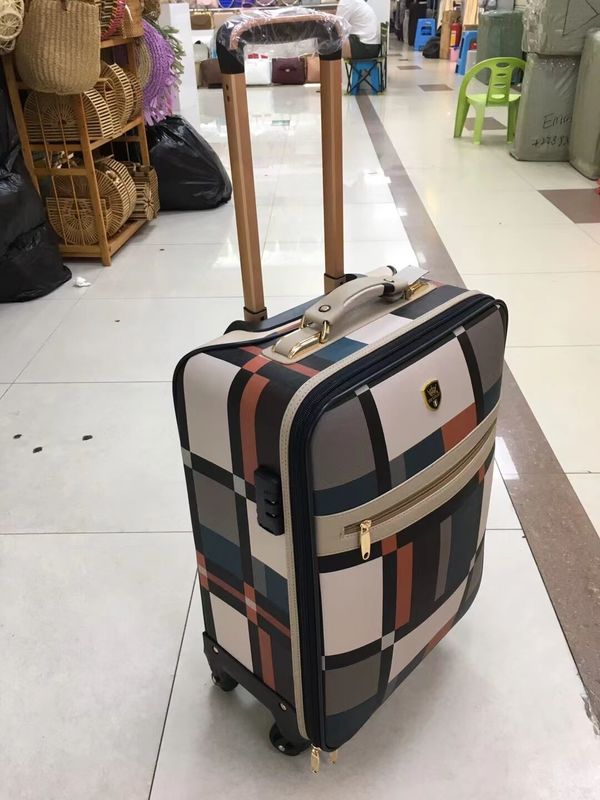 Großhandel Wasserdichtes Gepäck Etikett PU Leder Set Trolley Gepäckstüten