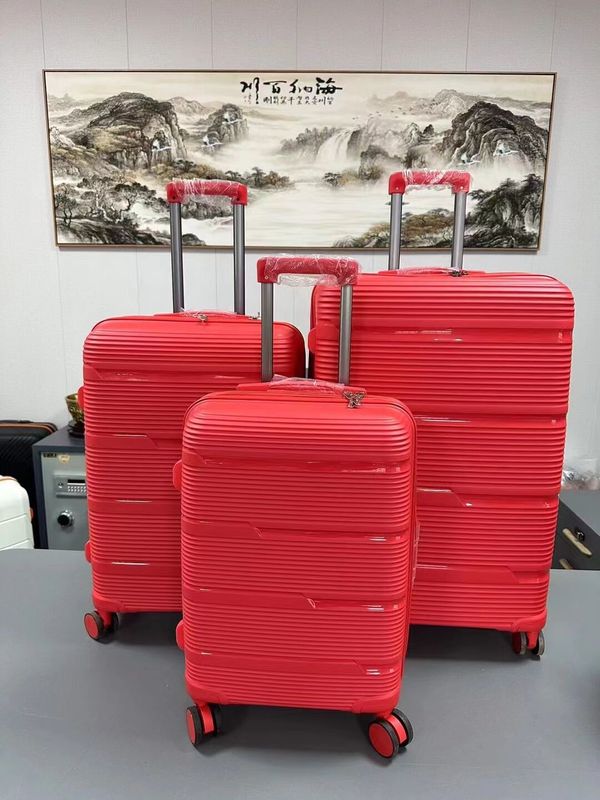 Reisewagen Taschen Vintage Trendy PP mitnehmen Gepäck Plastik Koffer Sets