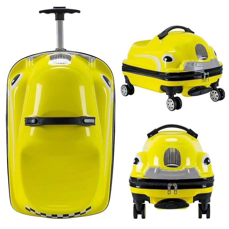 Neue ABS PC Kinder Reisen Druckkoffer Trolley Tasche Schultasche Kinder Spielzeug Twist Autofahren Reisetasche Kinder