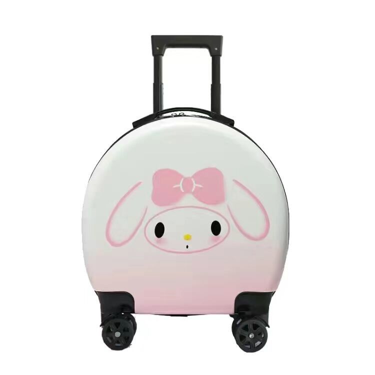 Reisetasche auf Rädern Kinder Rundgepäck Kabinenwagen Tasche Süße kleine Kiste