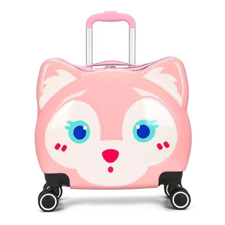 Kinder-Zugschachtel 3D-Cartoon-Koffer Neue Mode Süße Schultasche Geschenk-Logo