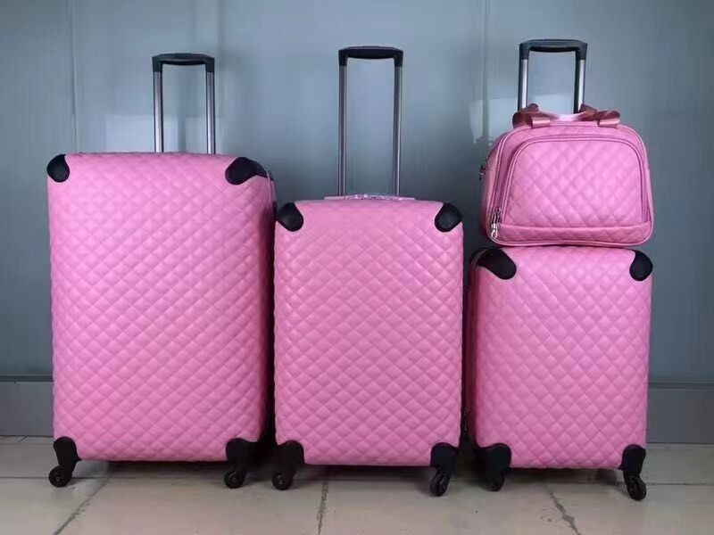 Großhandel Designer Custom Logo Druck Trolley PU Leder Reisetaschen Sets Reisetaschen Gepäck