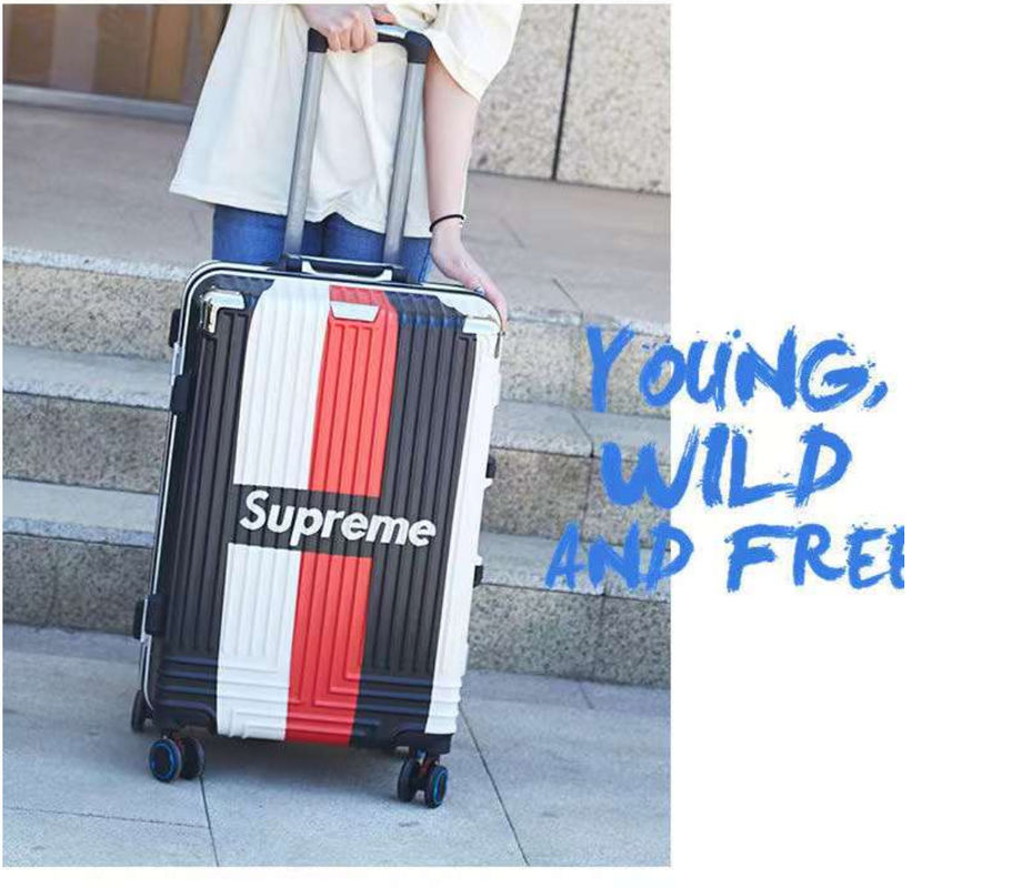 Gepäck für Kinder 20/24 Zoll Trolley Box Logo für Kinder Modisches Universelles Radmontage-Box, Geschenkcode-Box