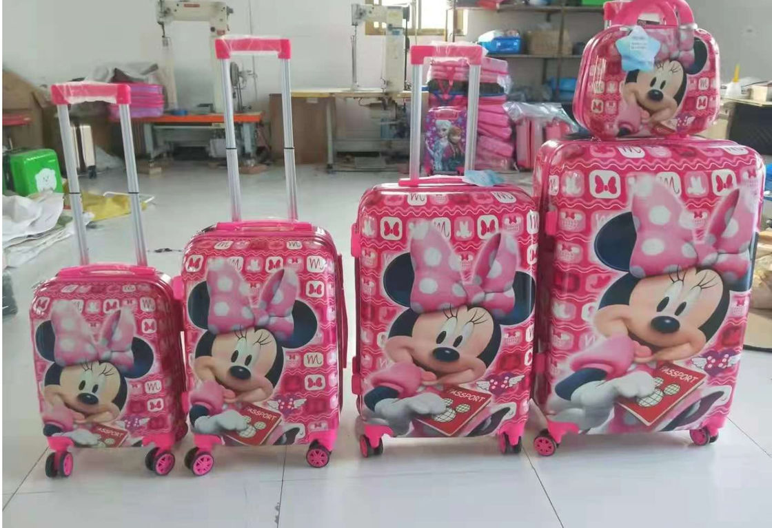 Großhandel New Style Cartoon Kinder Mädchen Prinzessin Tier Maus Kt Katze Rosa Koffer Wagen Gepäckstücke