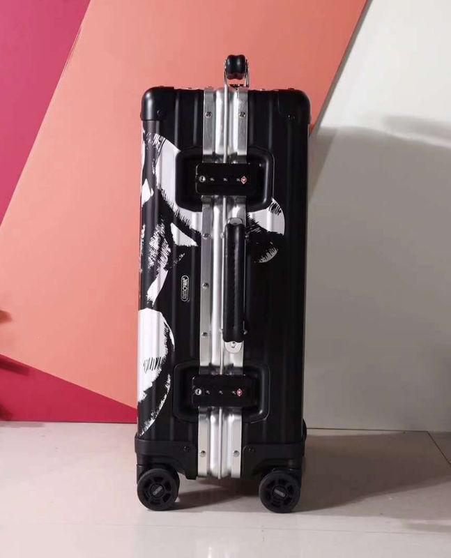 3pcs personalisiertes Reisewagen-Gepäck ABS PC-Radgeschneidertes Design Druckgepäck-Koffer-Set