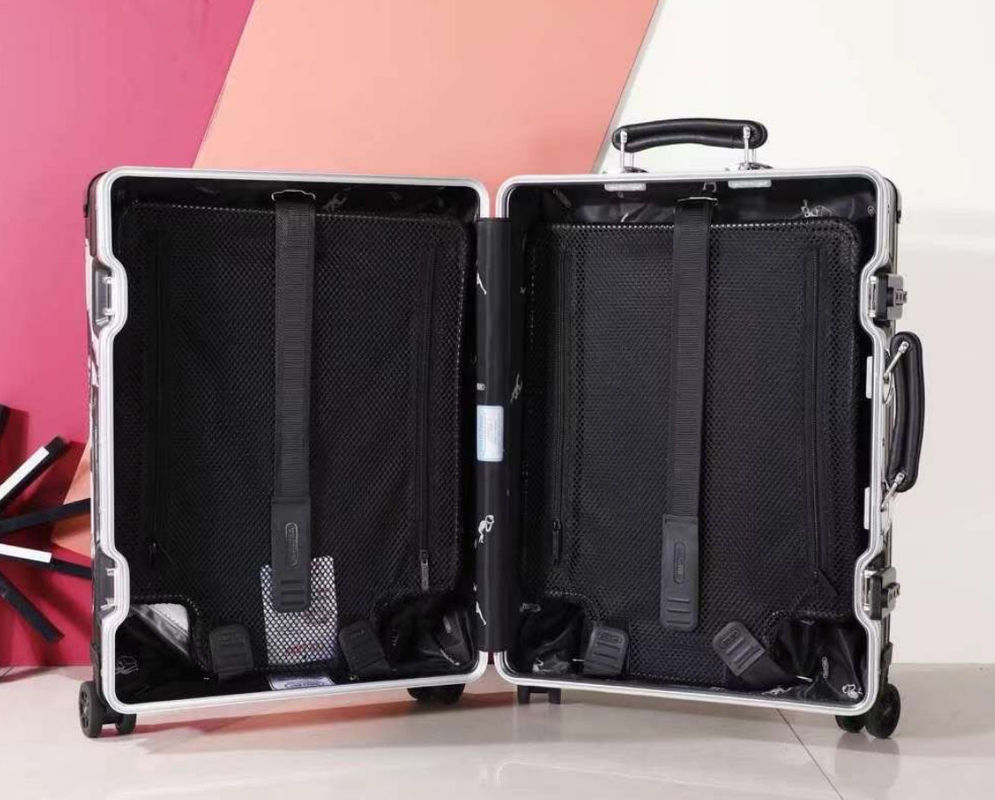 3pcs personalisiertes Reisewagen-Gepäck ABS PC-Radgeschneidertes Design Druckgepäck-Koffer-Set