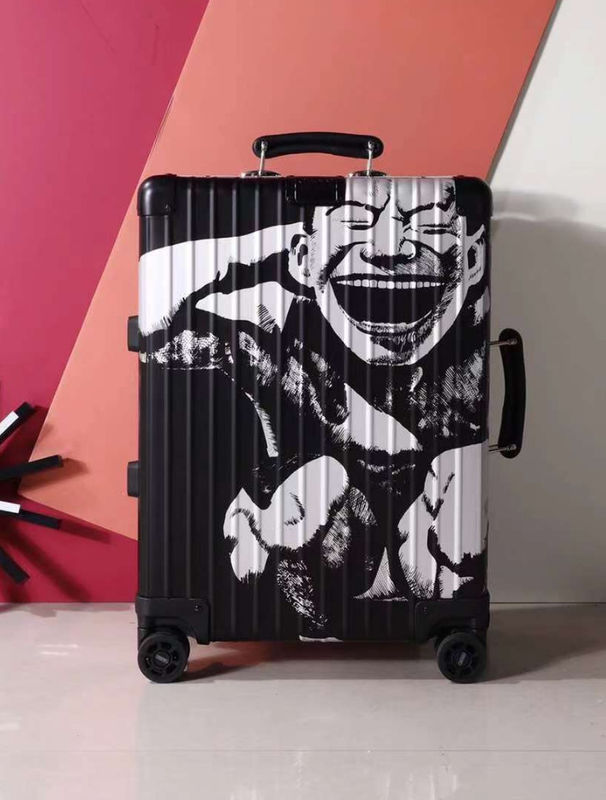 3pcs personalisiertes Reisewagen-Gepäck ABS PC-Radgeschneidertes Design Druckgepäck-Koffer-Set