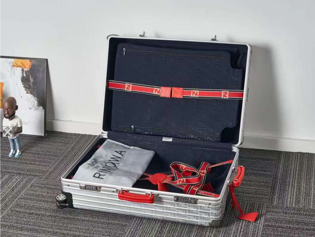 All-Aluminium-Legierung Original Verschleißfest Reisewagenkoffer Marke Reisetaschen Luxus