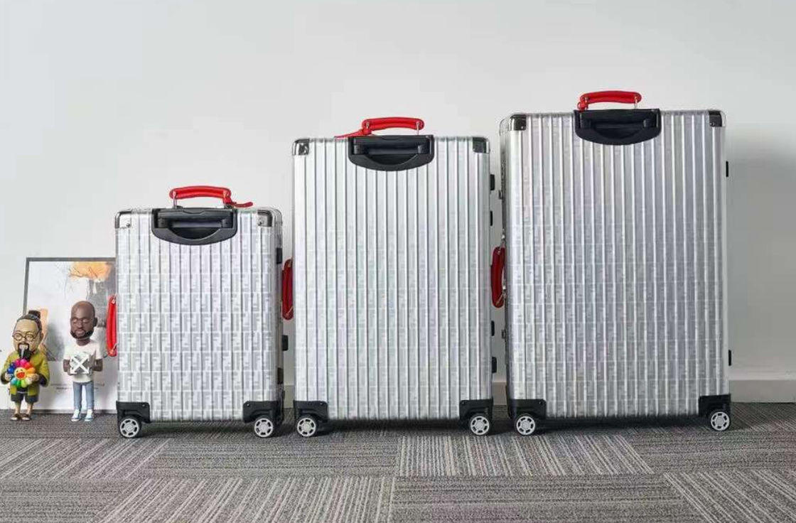 All-Aluminium-Legierung Original Verschleißfest Reisewagenkoffer Marke Reisetaschen Luxus