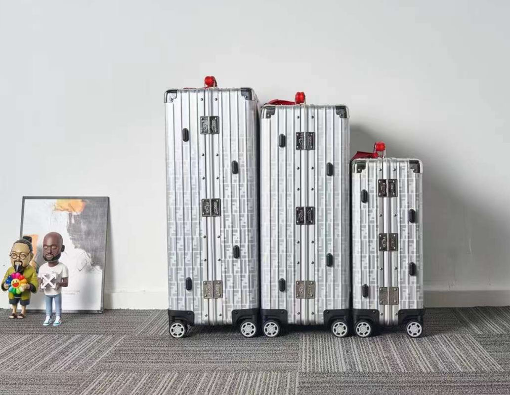 All-Aluminium-Legierung Original Verschleißfest Reisewagenkoffer Marke Reisetaschen Luxus