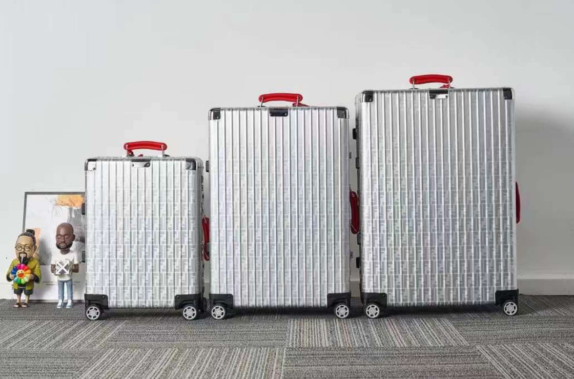All-Aluminium-Legierung Original Verschleißfest Reisewagenkoffer Marke Reisetaschen Luxus