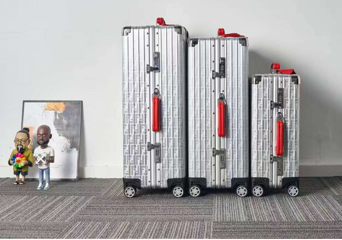 All-Aluminium-Legierung Original Verschleißfest Reisewagenkoffer Marke Reisetaschen Luxus