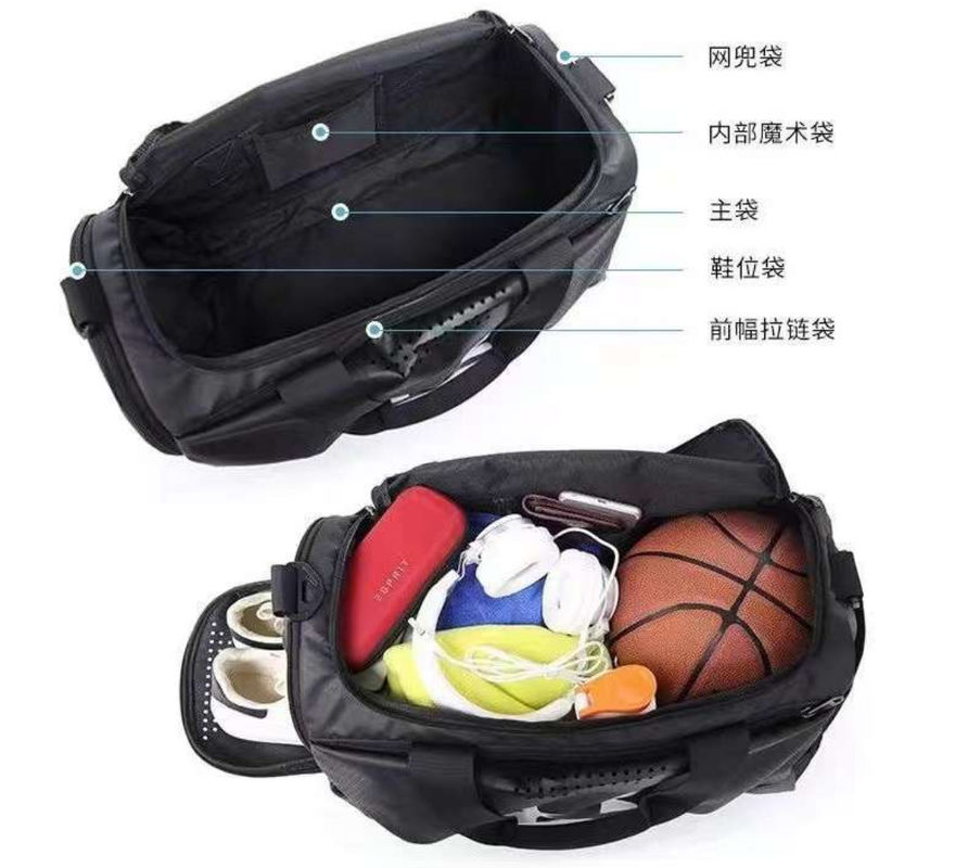 Personalisiertes Logo Großkapazität Reisetasche Wasserdichte Außen Fitnessstudio Duffeltasche Handtasche Männer Sporttasche