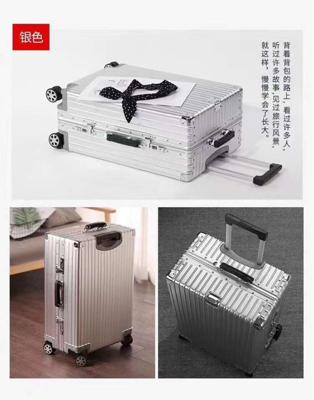 Aluminiumrahmen Gepäckwagen 20 Zoll Multifunktionskoffer Großkapazität 28 Zoll Gepäck mit Universal
