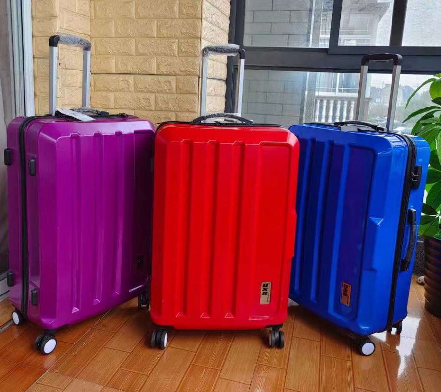 Personalisiertes Soft Handle Abnutzungsbeständiges ABS PC Reisegepäck Trolley Koffer Geschäftsgepäck mit Schloss