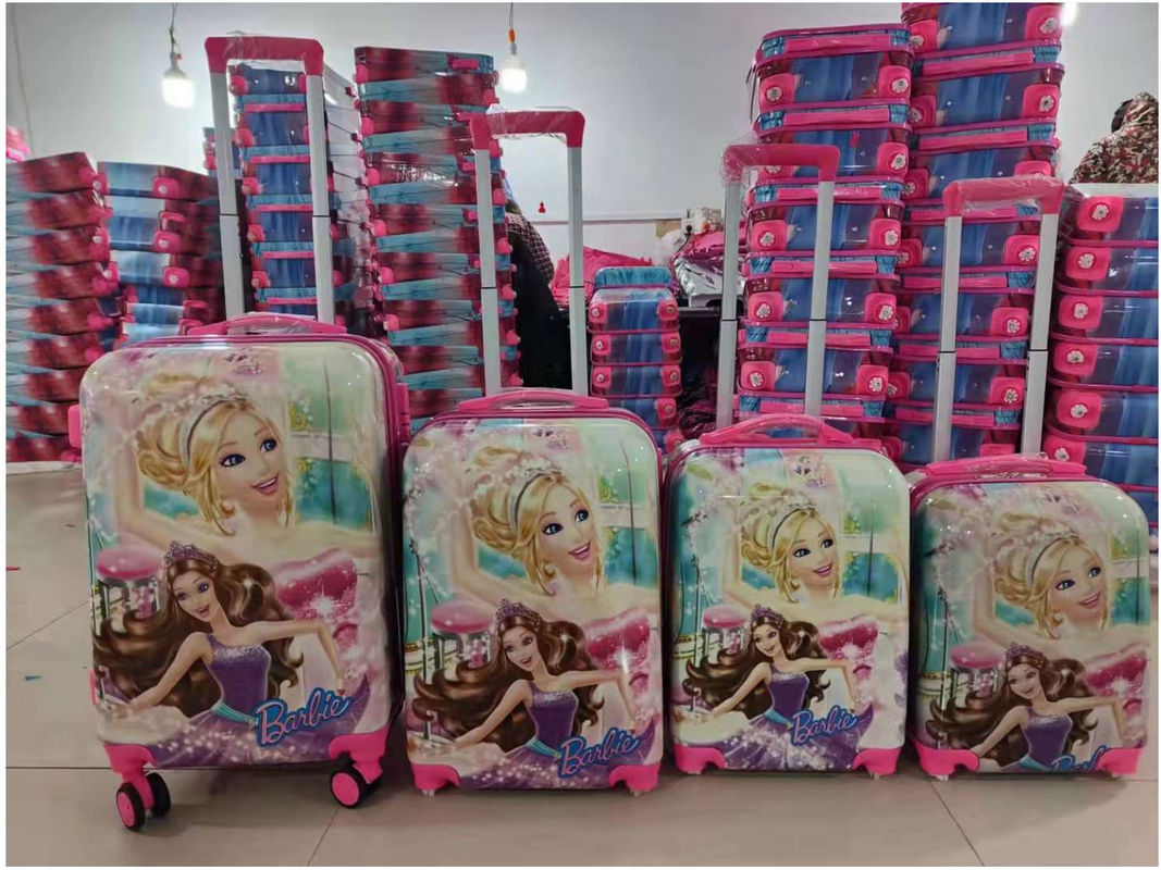 Süßes Kinder-Reisetasche Trolley Kleines Mädchen Koffer 1 Set mit Gepäck für Kind