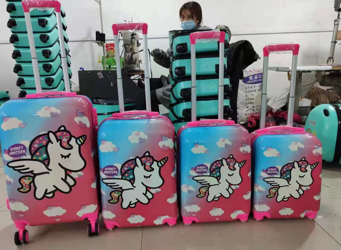 Große Einhörner rosa Koffer mit Drehradgriff Leichtgewicht Koffer für Kinder Reisen Hallo meine Kätzchen Kinder
