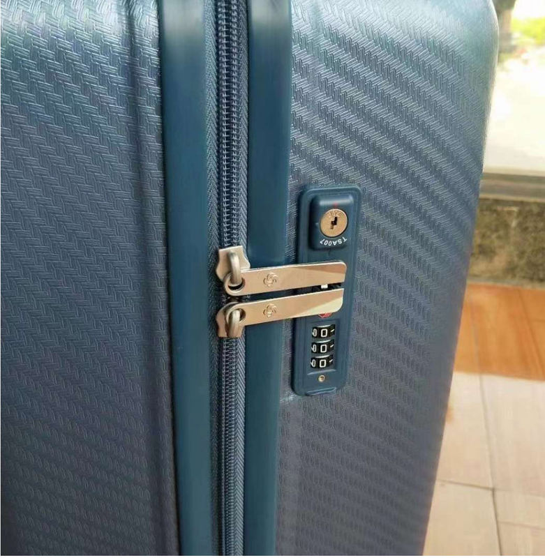 Unisex-ABS-Fahrgepäck-Set Fabrik-Direkt 3-teilig Spinner Caster Carry-On Check-In Trolley Koffer für den Außenbereich