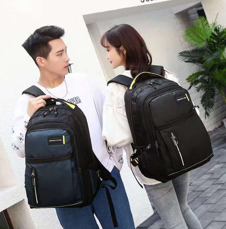 Wasserdichtes Gymnastik-Rücksack für Schulreisen Outdoor-Laptop-Rücksack für Frauen USB Casual Sport Rucksack Taschen