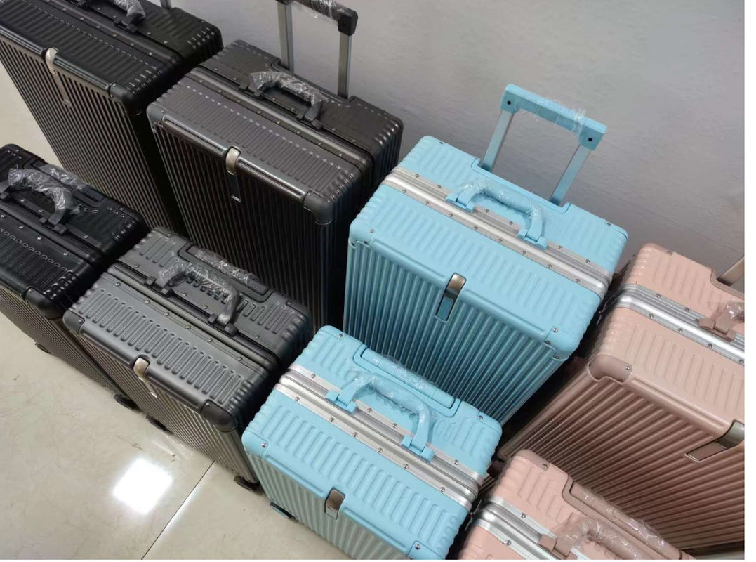 Personalisiertes Gepäck mitnehmen Reisetaschen PC PP ABS Aluminium Koffer Gepäckstücke Business Trolley Tasche