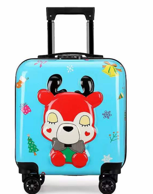 Hard Shell Kinder Mode Gepäck Trolley Schultasche 18 Zoll Kinder Cartoon Trolley Koffer für Reisen