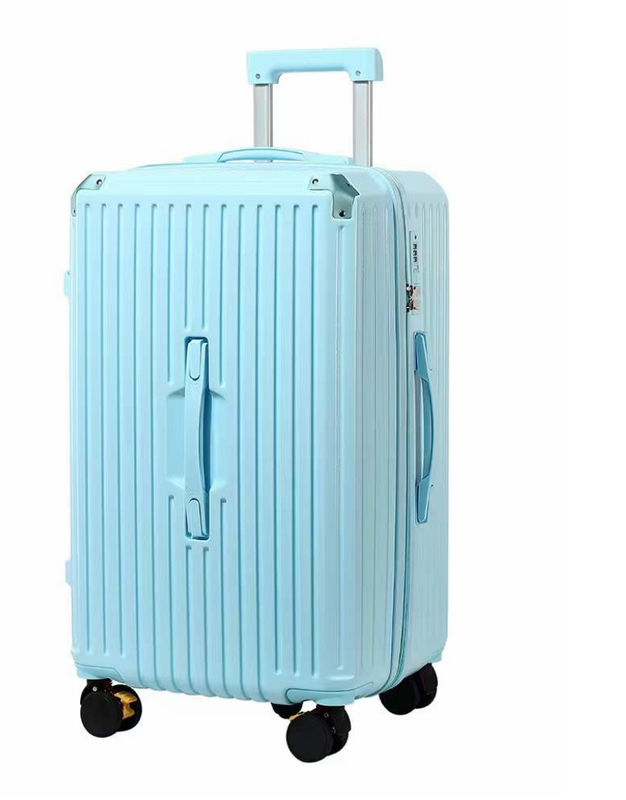 Gepäck mit hoher Kapazität, mit Taschenhalter, USB-Ladegerät, mit fünf Rädern, Koffer, neue Mode-Trolley-Tasche