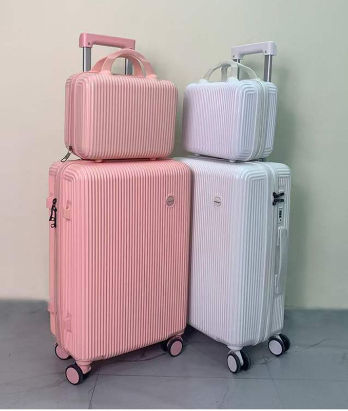 Großhandel kundenspezifisches neues Design hochwertiges Leichtgewicht PC Gepäckwagen Reisegepäckkoffer Set