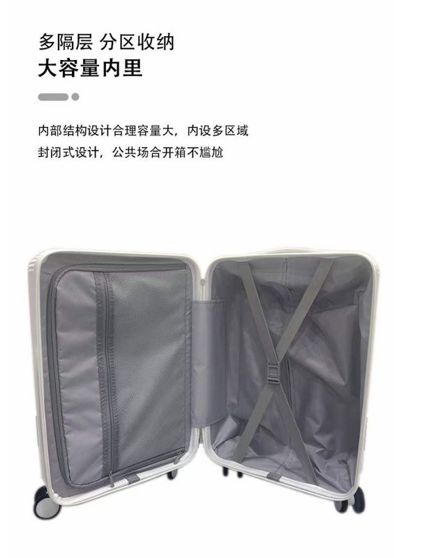 Großhandel kundenspezifisches neues Design hochwertiges Leichtgewicht PC Gepäckwagen Reisegepäckkoffer Set