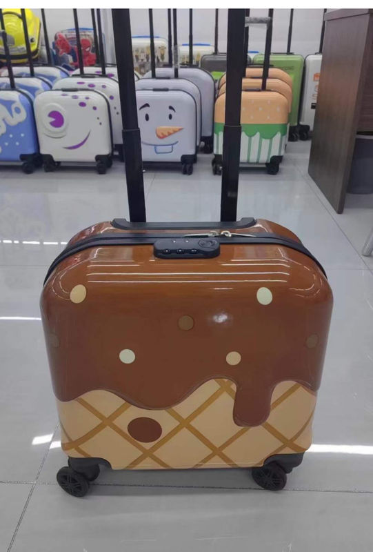 Anpassen Sie süßes Zeichentrickmuster Modisches Zeichentrickstück Koffertasche Kinder Gepäck Reisetaschen Kinder Reisewagen Gepäck