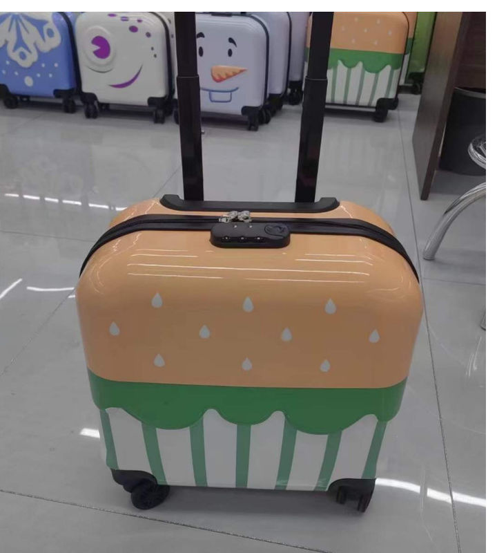 3D-Tier 16 Zoll Custom Muster Kinder Koffer Gepäck Reise Koffer Custom Cartoon Muster Luggagekids