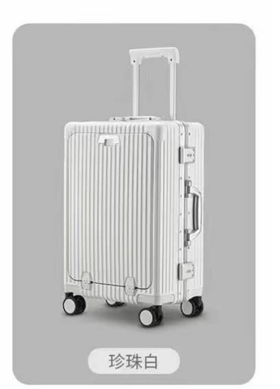 Bestseller Custom Langlebiger Trolley Case ABS Koffer Vorderöffnung Doppelöffnung Tragen auf Gepäck