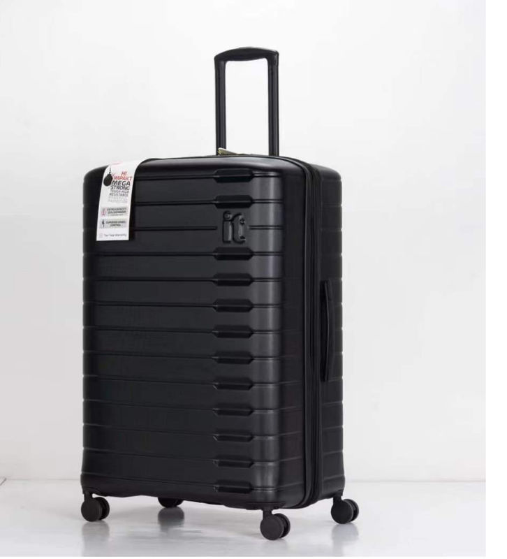 Schwarz Unzerbrechliches PP Neueste Koffer Dauerhafte Reisetasche 28 Erweiterbare TSA Lock Gepäckstücke für Geschäftsreisen